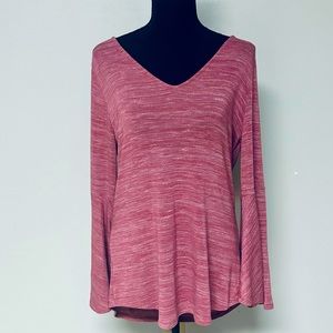 LOFT Tie Back Long Sleeve Top